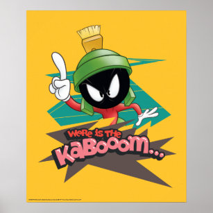 Poster "Onde está o Kabooom" PONTOS MARVIN THE MARTIAN™