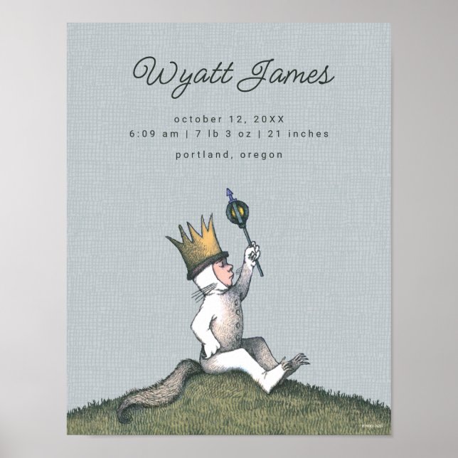 Poster Onde estão as coisas selvagens - Rei Max | Estatís (Frente)