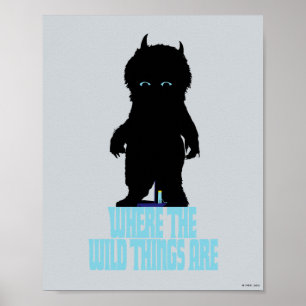 Poster Onde estão as coisas selvagens Silhouette de coi