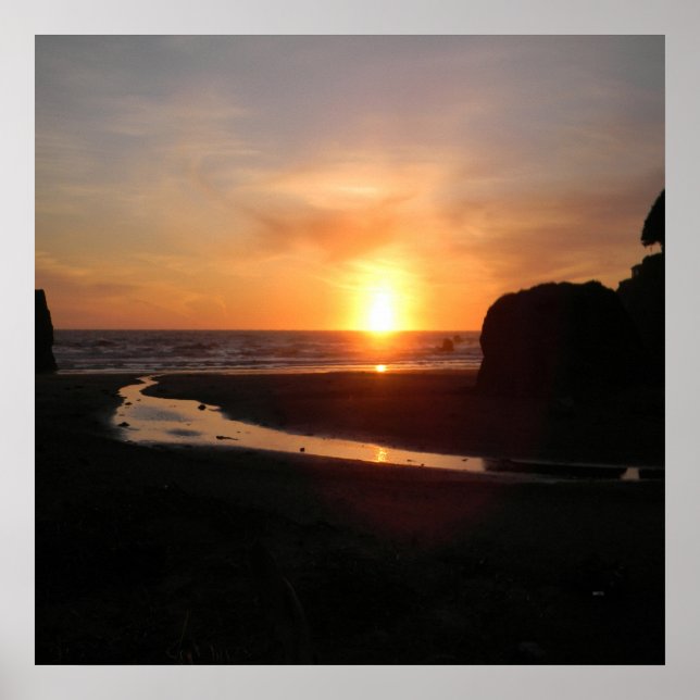 Poster Onde o rio encontra o mar... (Frente)