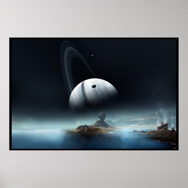 Póster Onde Sussurros de Águas Silenciosas (Frente)