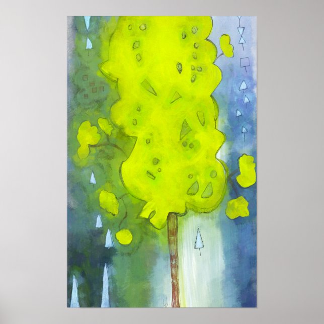 Póster Onde, uma Árvore (Frente)