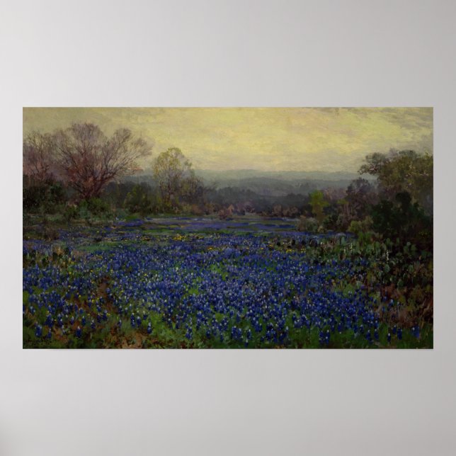 Poster Onderdonk - Campo Dos Bluebonnets 1920 (Frente)
