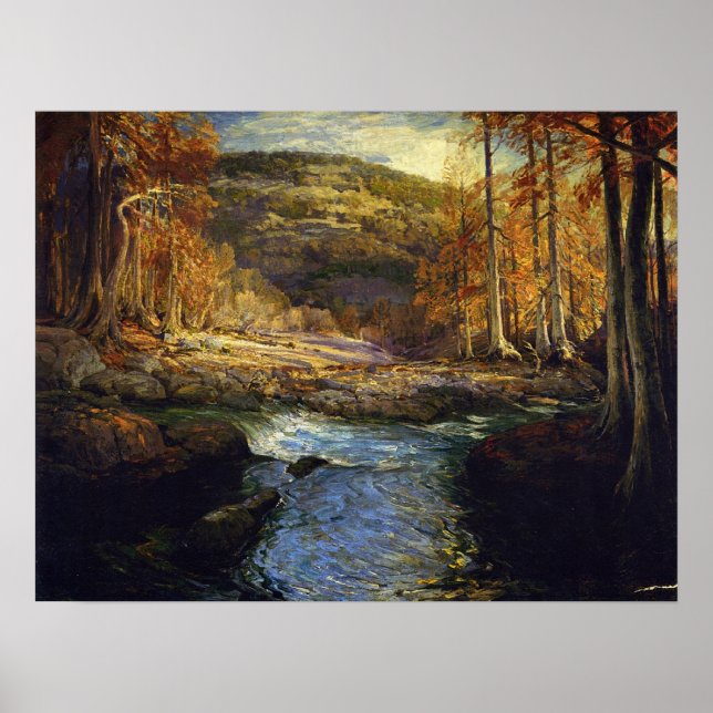 Poster Onderdonk - Córrego Florestal, Nascentes do Guadal (Frente)