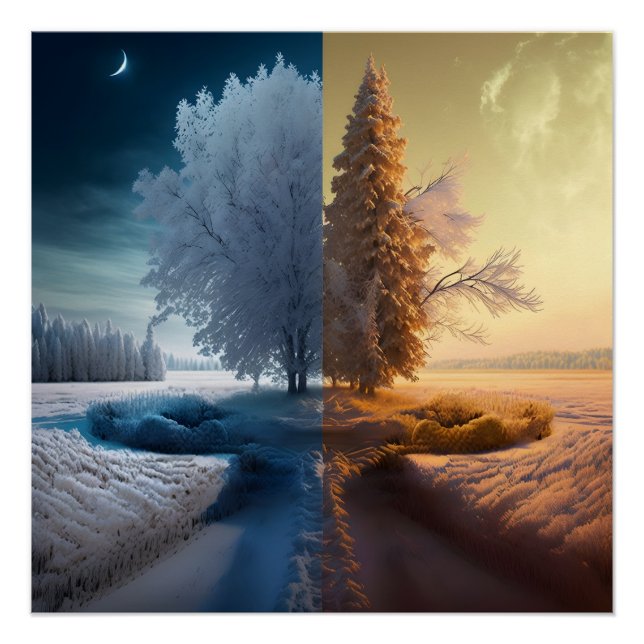 Póster One day in winter (Frente)