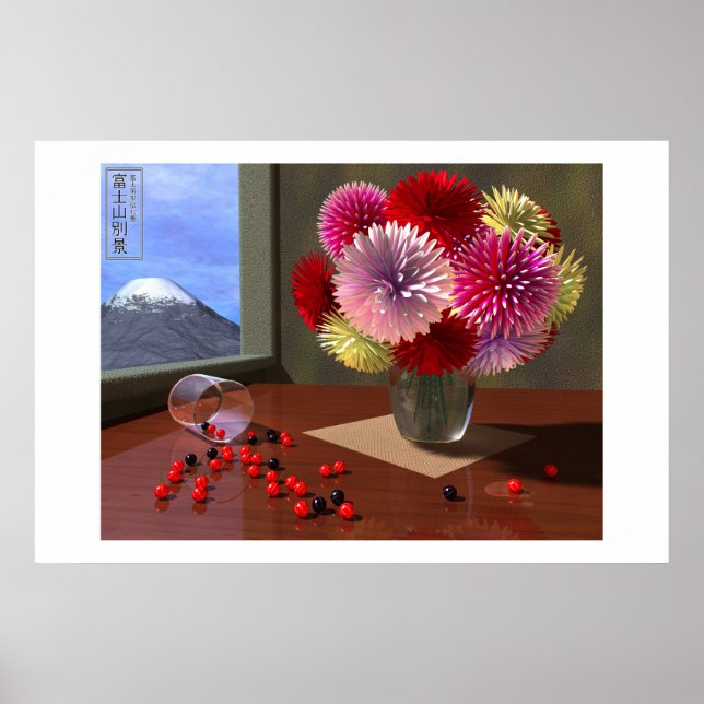 Poster One More View Of Mount Fuji (Frente)