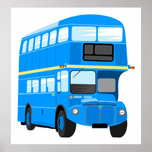 Poster Ônibus azul