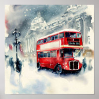 Ônibus de dois andares vermelhos de Londres, (I)
