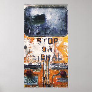 Póster Ônibus escolar de Vintage