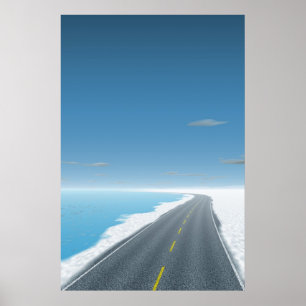 Poster OnTheRoadAgain - estrada do gelo