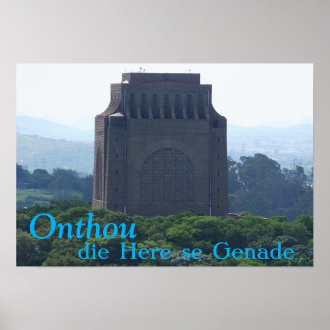 Póster Onthou Sy Genade (Frente)