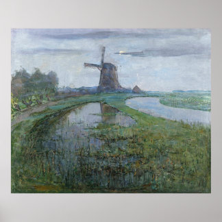 Poster Oostzijdse Mill de Mondrian
