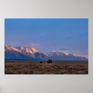Poster Open Prairie Grand Teton