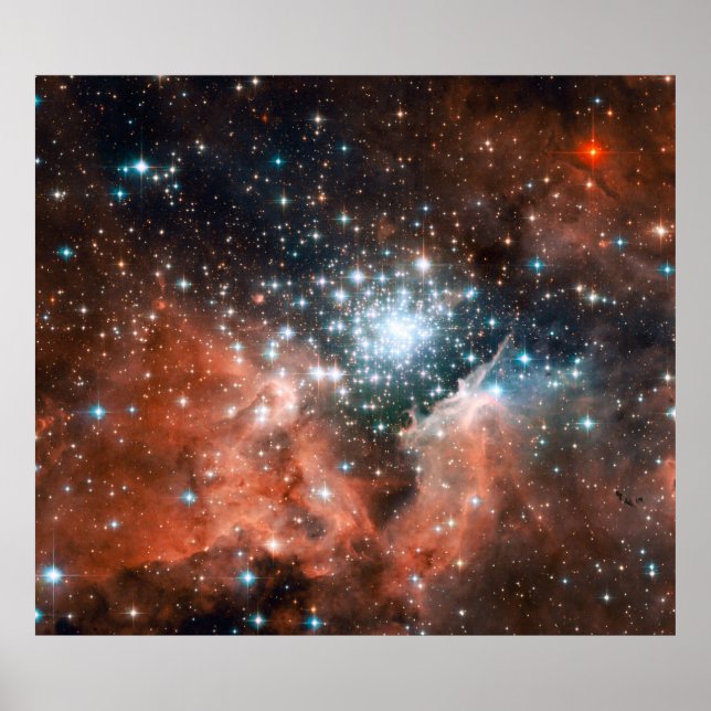 Póster Open Star Cluster NGC 3603 (Frente)