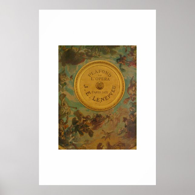 Póster Ópera de Paris (Frente)