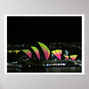 Poster ópera de sydney laranja vívido
