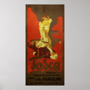 Poster Ópera de Tosca