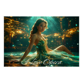 PÓSTER ÓPERA - EU AMO ÓPERA