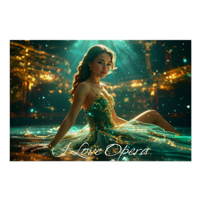 PÓSTER ÓPERA - EU AMO ÓPERA (Frente)