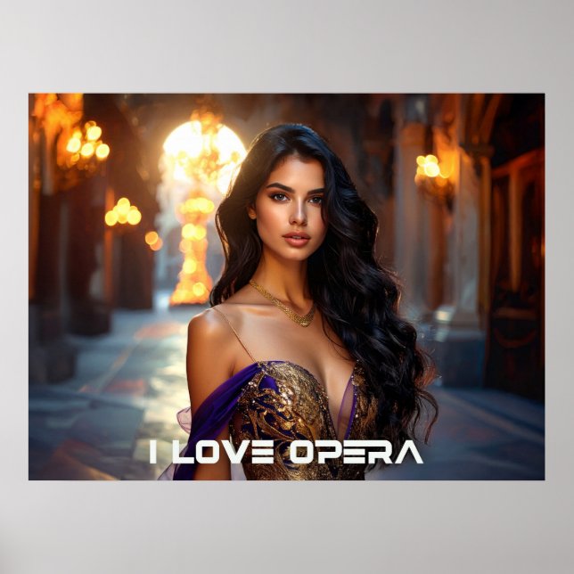 POSTER ÓPERA - EU AMO ÓPERA (Frente)
