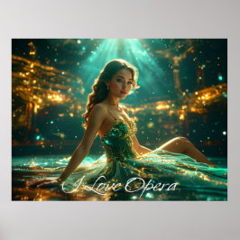 POSTER ÓPERA - EU AMO ÓPERA