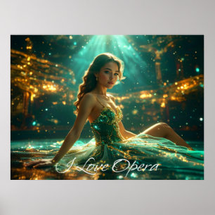 POSTER ÓPERA - EU AMO ÓPERA