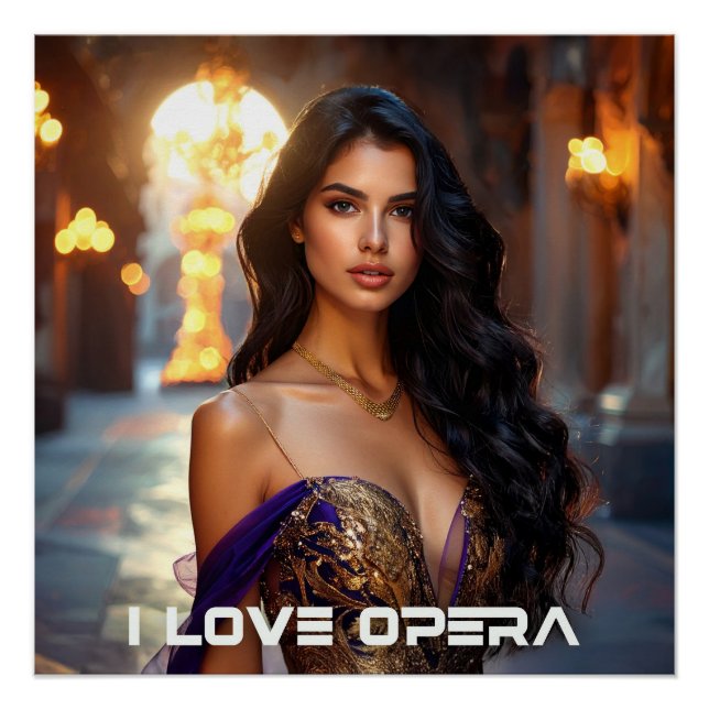 PÓSTER OPERA - I LOVE OPERA (Frente)