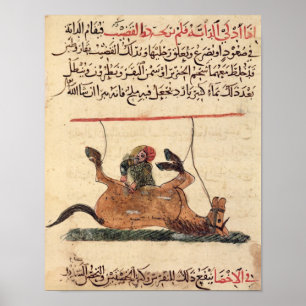 Póster Operação a cavalo, ilustração