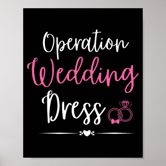 Poster Operação Casamento de Festa de solteira de Vestido (Frente)
