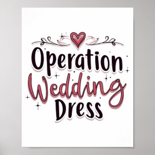 Poster Operação Casamento de Vestido Funny Bride Bachelor