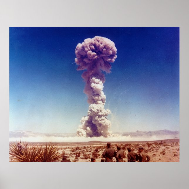 Póster Operação de ensaio de armas nucleares Buster-Jangl (Frente)