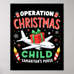 Poster Operação De Família Engraçado Da Criança De Natal