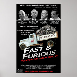 Póster Operação do ATF rápida & furioso