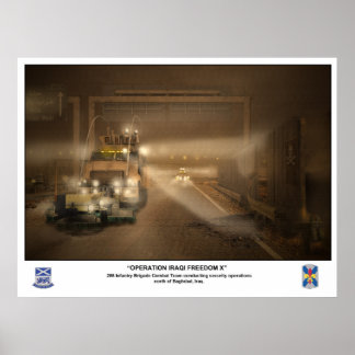 Póster Operação Liberdade Iraquiana