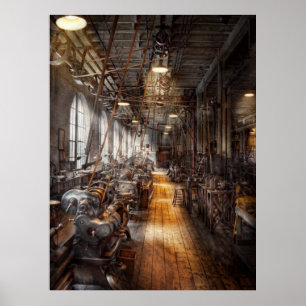 Poster Operador - boa vinda à oficina