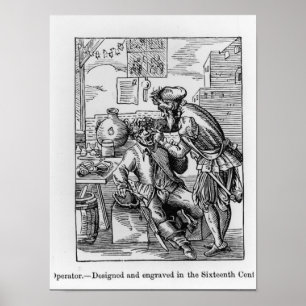 Póster Operador dentário