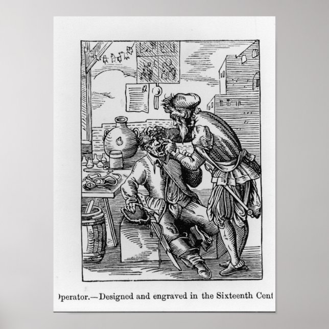 Póster Operador dentário (Frente)