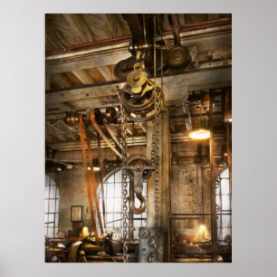 Poster Operador - na idade da indústria