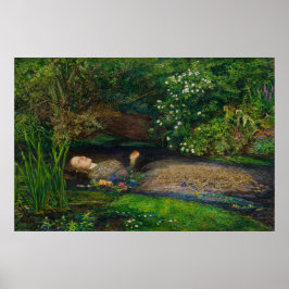Poster Ophelia by John Everett Millais