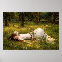 Poster Ophelia by John William Waterhouse