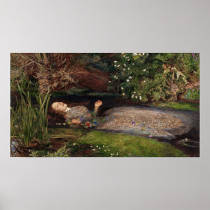 Poster Ophelia de John Everett Millais