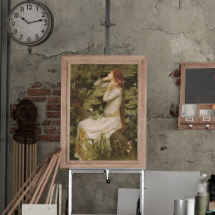 Poster Ophelia de Pond por John William Waterhouse