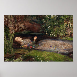 Poster Ophelia de Sir John Everett Millais