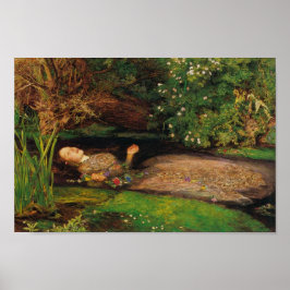 Poster Ophelia - Sir John Everett Millais