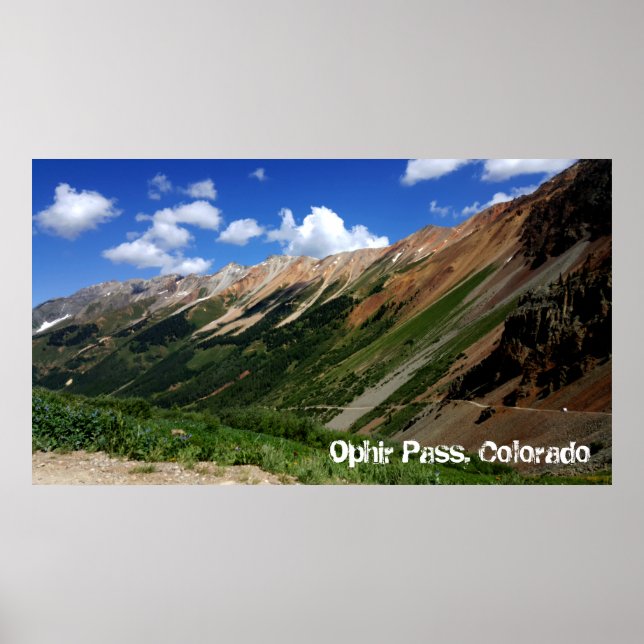 Póster Ophir Pass, Colorado (Frente)