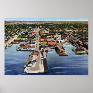Póster Opinião aérea de Pensacola Florida