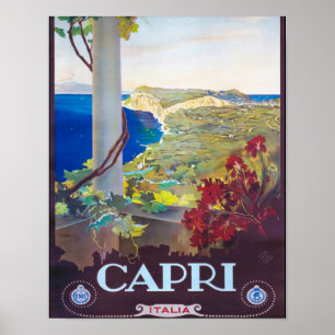 Póster Opinião bonita de Capri Italia