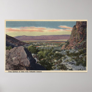 Póster Opinião da cidade da garganta de Tahquitz