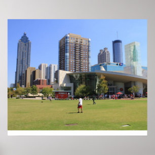 Poster opinião da cola de Atlanta do centro