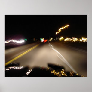 Póster Opinião da noite do transporte Am